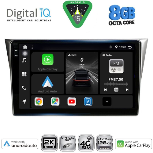 DIGITAL IQ BXK 20659_CPAA (9inc) MULTIMEDIA TABLET for SUBARU IMPREZA mod. 2002-2008