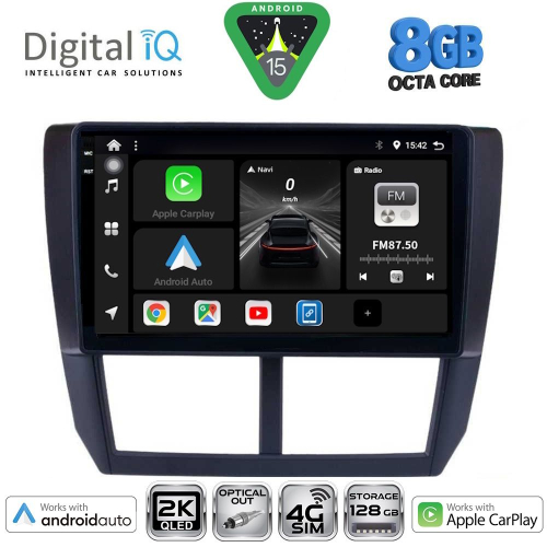 DIGITAL IQ BXK 20662_CPAA (9inc) MULTIMEDIA TABLET for SUBARU FORESTER - IMPREZA - XV mod. 2008-2013