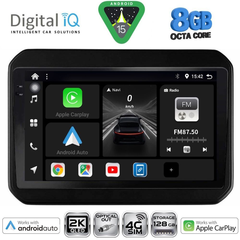 DIGITAL IQ BXK 20676_CPAA (9inc) MULTIMEDIA TABLET for SUZUKI IGNIS mod. 2016>