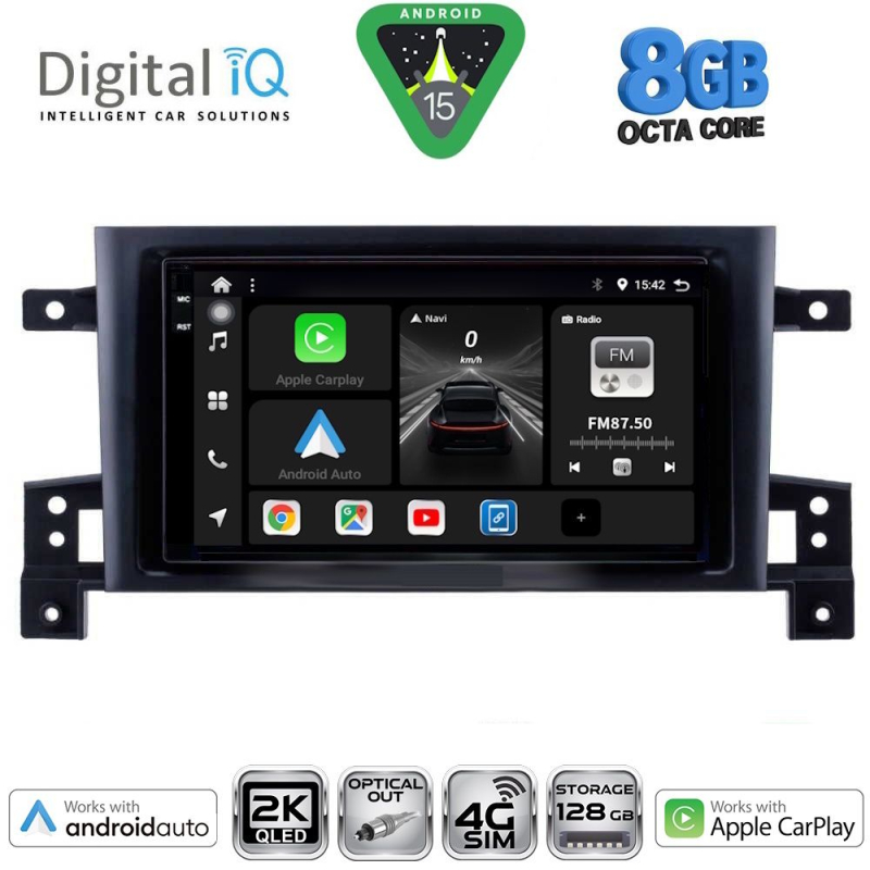 DIGITAL IQ BXK 20696_CPAA (9inc) MULTIMEDIA TABLET for SUZUKI GRAND VITARA mod. 2005-2015 DIGITAL IQ BXK 20696_CPAA (9inc) MULTIMEDIA TABLET for SUZUKI GRAND VITARA mod. 2005-2015