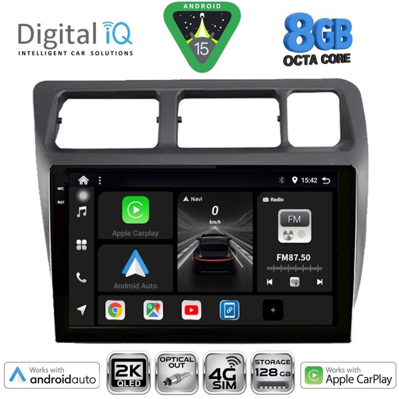 DIGITAL IQ BXK 20710_CPAA (9inc) MULTIMEDIA TABLET for TOYOTA COROLLA mod. 1992-1997 DIGITAL IQ BXK 20710_CPAA (9inc) MULTIMEDIA TABLET for TOYOTA COROLLA mod. 1992-1997