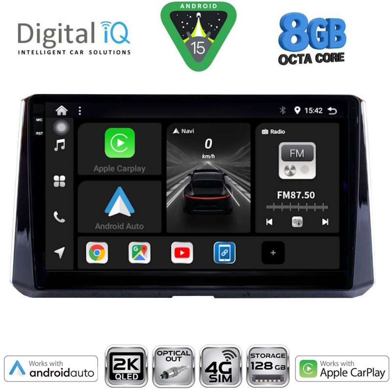 DIGITAL IQ BXK 20716_CPAA (10inc) MULTIMEDIA TABLET for TOYOTA COROLLA mod. 2019> DIGITAL IQ BXK 20716_CPAA (10inc) MULTIMEDIA TABLET for TOYOTA COROLLA mod. 2019>