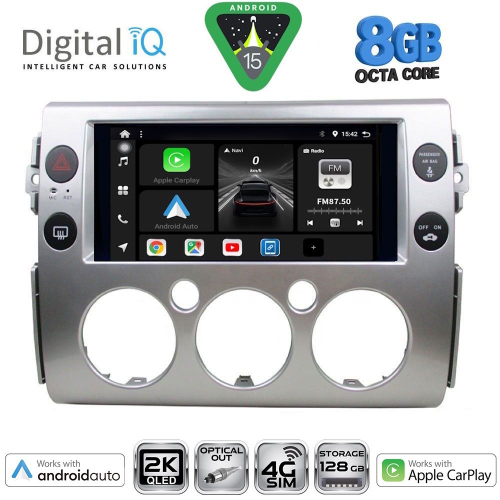 DIGITAL IQ BXK 20717_CPAA (9inc) MULTIMEDIA TABLET for TOYOTA FJ CRUISER mod. 2007-2013