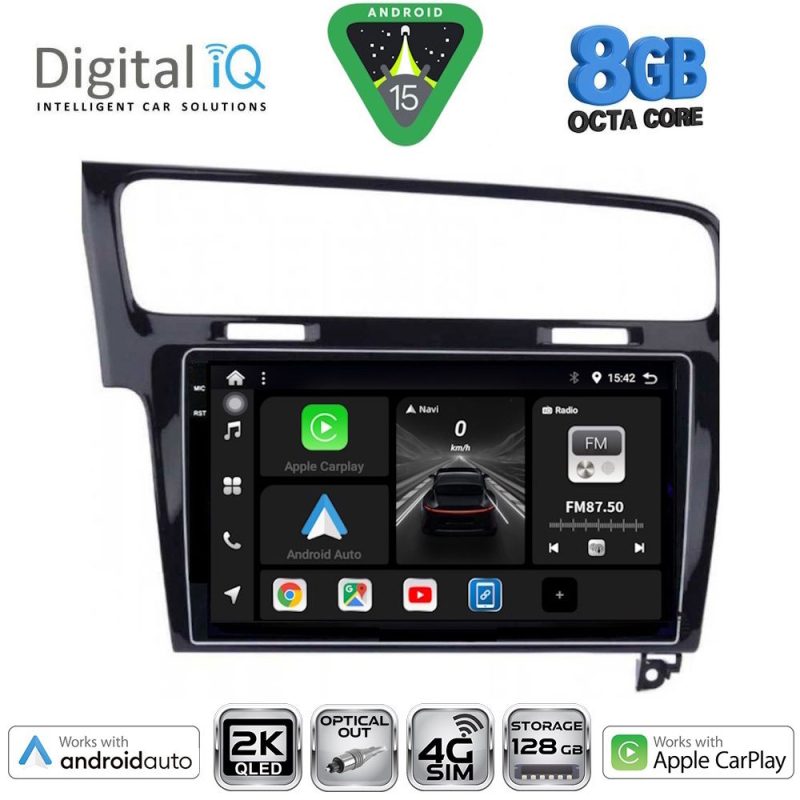 DIGITAL IQ BXK 20747_CPAA (10inc) MULTIMEDIA TABLET for VW GOLF 7 mod. 2013-2020 DIGITAL IQ BXK 20747_CPAA (10inc) MULTIMEDIA TABLET for VW GOLF 7 mod. 2013-2020