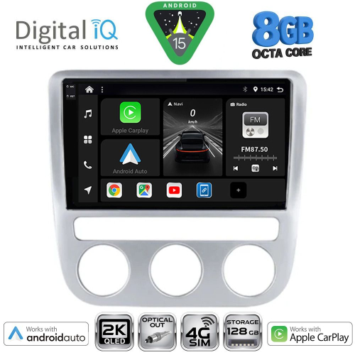 DIGITAL IQ BXK 20752_CPAA CLIMA (9inc) MULTIMEDIA TABLET for VW EOS mod. 2006&gt; - SCIROCCO mod. 2008-2010
