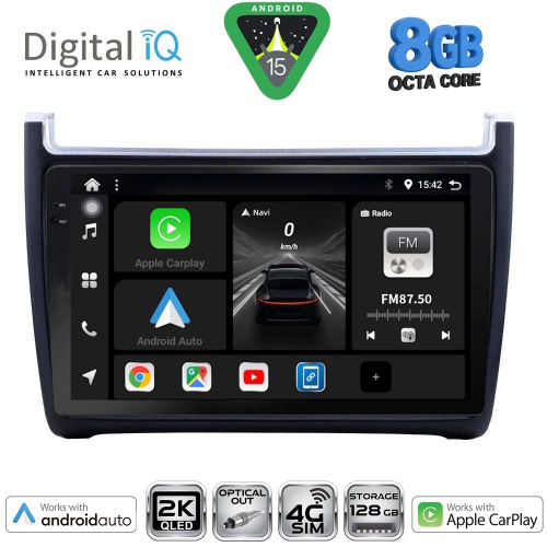 DIGITAL IQ BXK 20757_CPAA (9inc) MULTIMEDIA TABLET for VW POLO mod. 2014-2017