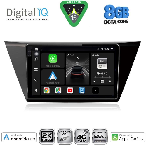 DIGITAL IQ BXK 20769_CPAA (10inc) MULTIMEDIA TABLET for VW TOURAN mod. 2016&gt;