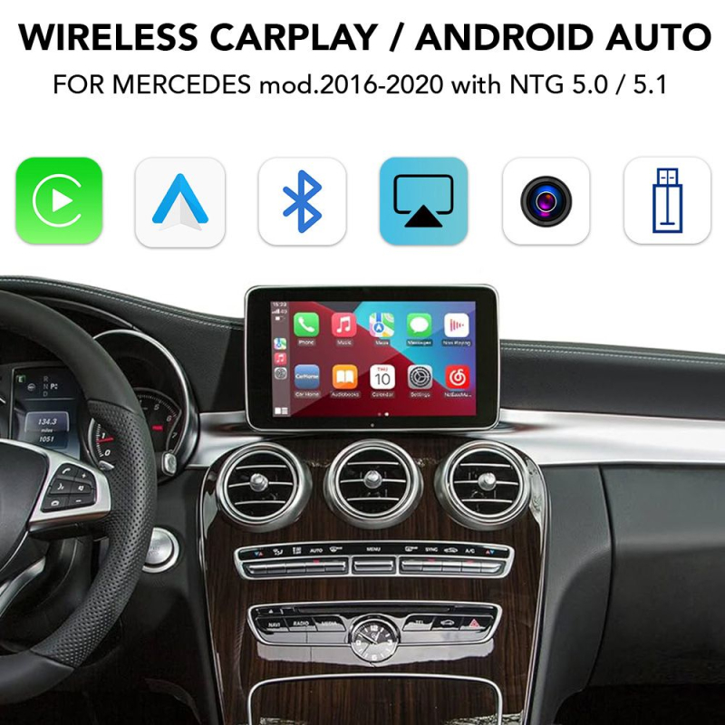 DIGITAL IQ BZ 241 CPAA (CARPLAY / ANDROID AUTO BOX for MERCEDES mod.2014-2018 with NTG 5.0/5.1) DIGITAL IQ BZ 241 CPAA (CARPLAY / ANDROID AUTO BOX for MERCEDES mod.2014-2018 with NTG 5.0/5.1)