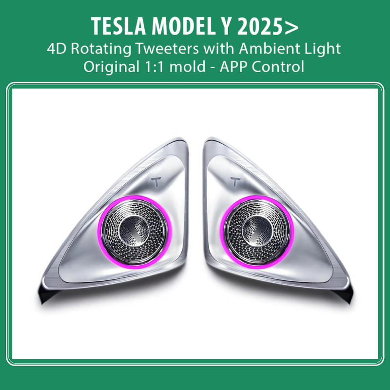 DIGITAL IQ AMBIENT TS 3923 TESLA MODEL Y mod. 2025> (Ambient Light 4D Rotating Tweeters)