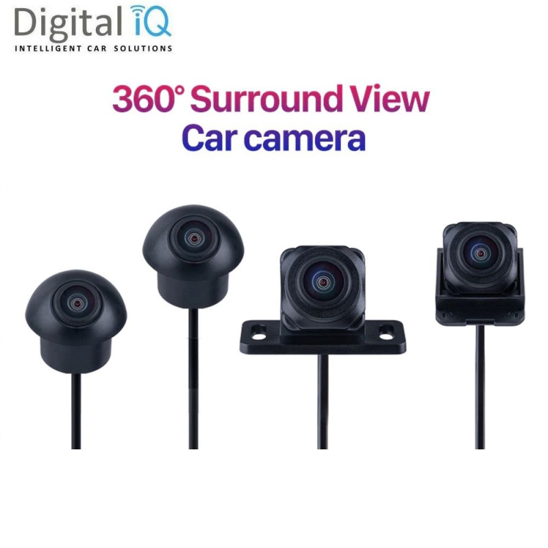 DIGITAL IQ CAM 360° - SET 4 CAMERAS ΠΑΝΟΡΑΜΙΚΗΣ ΘΕΑΣΗΣ (360ο BIRDVIEW) για οθόνες ANDROID DIGITAL IQ σειράς BXF-BXK