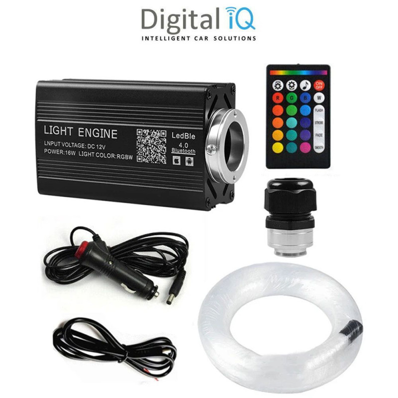 DIQ FIBER OPTIC HEADLINER FOH500 (Universal Car Ceiling Star Light, 500 Lights - 0.75mm - 3m)