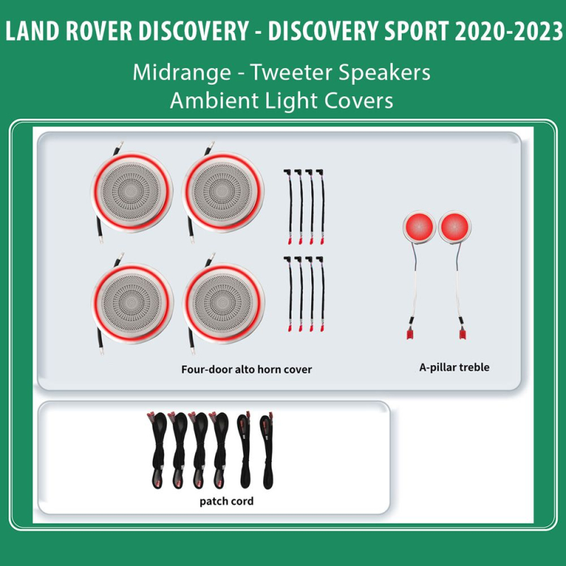 DiQ AMBIENT LAND ROVER DISCOVERY MIDR mod. 2020> , Speakers Covers