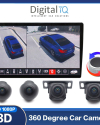 DIGITAL IQ CAM 360° 3D - SET 4 CAMERAS ΠΑΝΟΡΑΜΙΚΗΣ ΘΕΑΣΗΣ (360ο BIRDVIEW) για οθόνες ANDROID