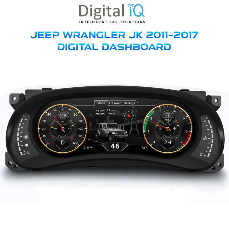 DIGITAL IQ DGU 298_DC (12.3in) DIGITAL CLUSTER for JEEP WRANGLER JL mod. 2018-2023
