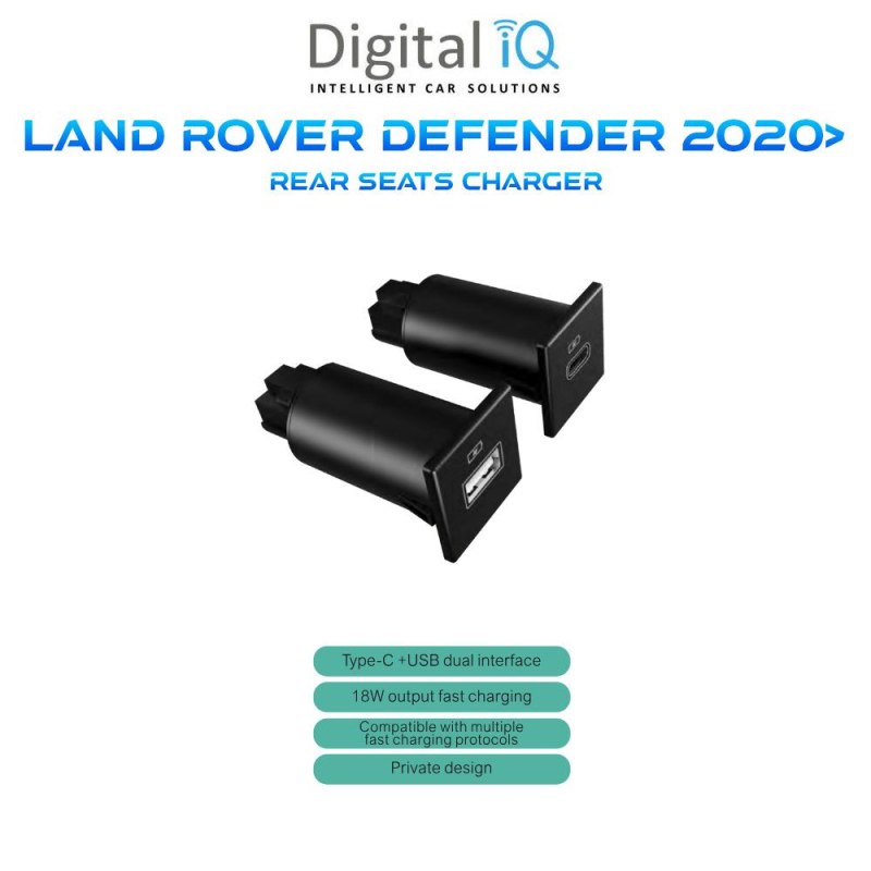 DIQ FΖ 5013 REAR SEATS CAR CHARGER KIT for LAND ROVER DEFENDER 2020> DIQ FΖ 5013 REAR SEATS CAR CHARGER KIT for LAND ROVER DEFENDER 2020>