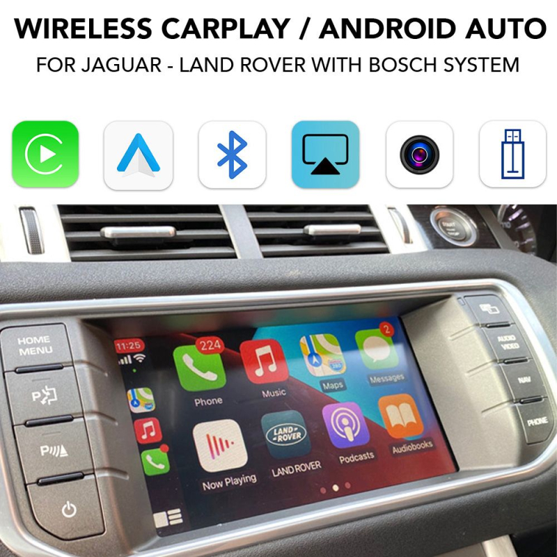 DIGITAL IQ LR 236 CPAA (CARPLAY / ANDROID AUTO BOX for JAGUAR - LAND ROVER mod.2011-2017 with BOSCH System) DIGITAL IQ LR 236 CPAA (CARPLAY / ANDROID AUTO BOX for JAGUAR - LAND ROVER mod.2011-2017 with BOSCH System)