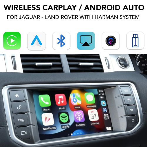 DIGITAL IQ LR 238 CPAA (CARPLAY / ANDROID AUTO BOX for JAGUAR - LAND ROVER mod.2016-2019 with HARMAN 8&quot; System)