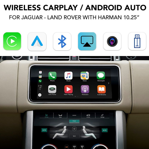 DIGITAL IQ LR 239 CPAA (CARPLAY / ANDROID AUTO BOX for JAGUAR - LAND ROVER mod.2017&gt; with HARMAN 10.25&quot;)