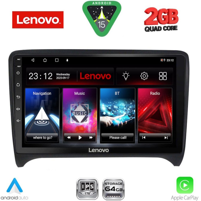 LENOVO LVD 2009_CPA (9inc) MULTIMEDIA TABLET for AUDI TT mod. 2007-2015