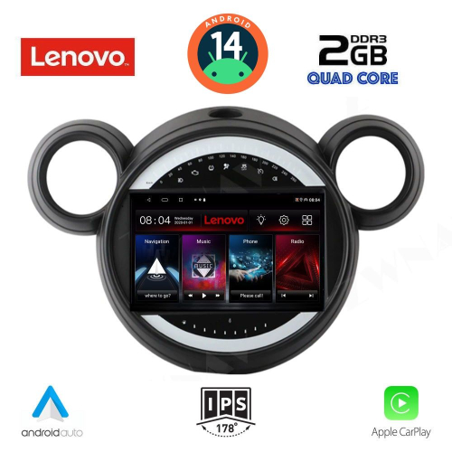LENOVO LVD 2065_CPA (9inc) MULTIMEDIA TABLET for MINI COUNTRYMAN (R60) mod. 2010-2016 - PACEMAN (R61) mod. 2013-2016