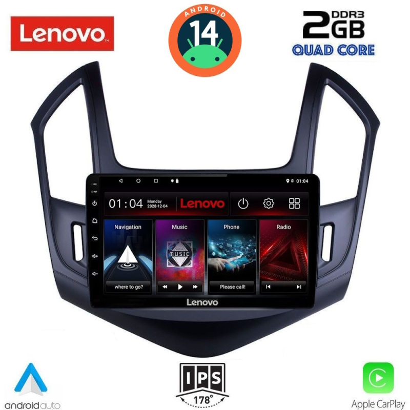LENOVO LVD 2077_CPA (9inc) MULTIMEDIA TABLET for CHEVROLET CRUZE mod. 2013-2015 LENOVO LVD 2077_CPA (9inc) MULTIMEDIA TABLET for CHEVROLET CRUZE mod. 2013-2015