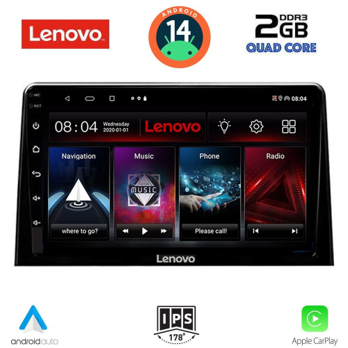 LENOVO LVD 2082_CPA (10inc) MULTIMEDIA TABLET for CITROEN BERLINGO – OPEL COMBO – PEUGEOT PARTNER – TOYOTA PROACE mod. 2018&gt; - FIAT DOBLO mod. 2022&gt;
