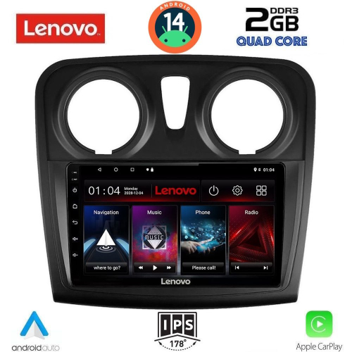 LENOVO LVD 2108_CPA (9inc) MULTIMEDIA TABLET for DACIA LOGAN – SANDERO mod. 2012-2019