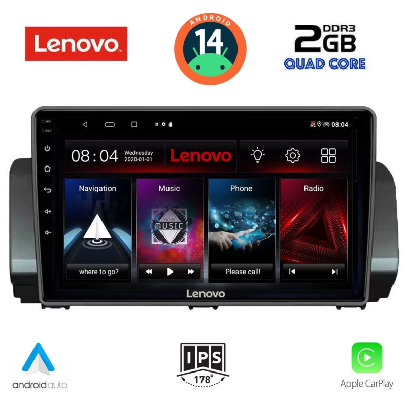 LENOVO LVD 2109_CPA (9inc) MULTIMEDIA TABLET for DACIA LOGAN - SANDERO - JOGGER mod. 2020> LENOVO LVD 2109_CPA (9inc) MULTIMEDIA TABLET for DACIA LOGAN - SANDERO - JOGGER mod. 2020>