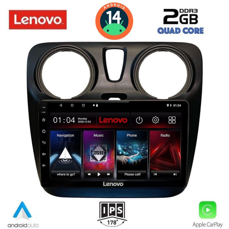 LENOVO LVD 2112_CPA (9inc) MULTIMEDIA TABLET for DACIA DOKKER 2012> LENOVO LVD 2112_CPA (9inc) MULTIMEDIA TABLET for DACIA DOKKER 2012>