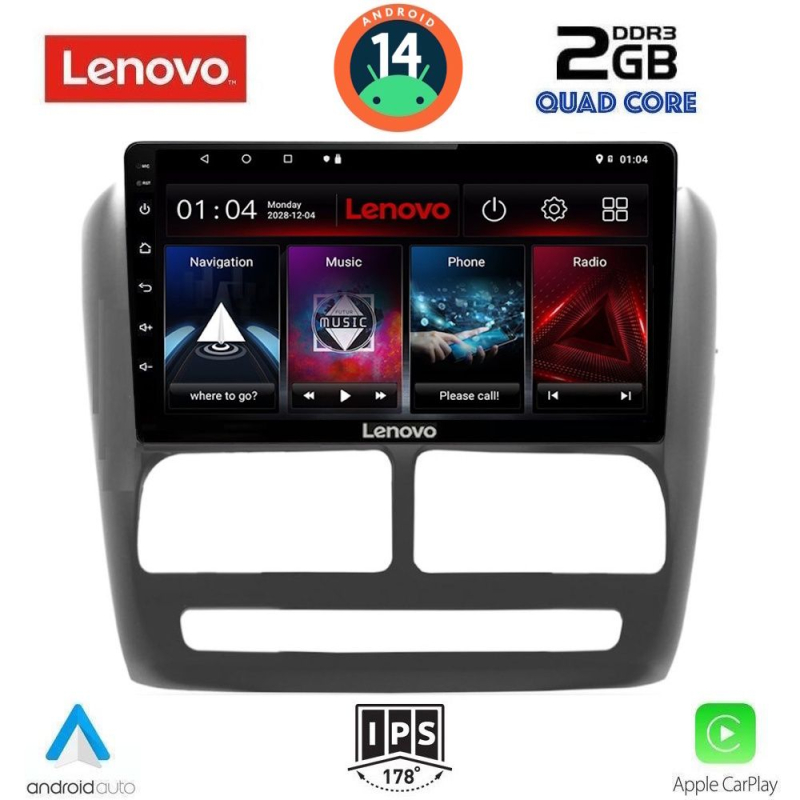 LENOVO LVD 2137_CPA (9inc) MULTIMEDIA TABLET for FIAT DOBLO mod. 2010-2015 LENOVO LVD 2137_CPA (9inc) MULTIMEDIA TABLET for FIAT DOBLO mod. 2010-2015