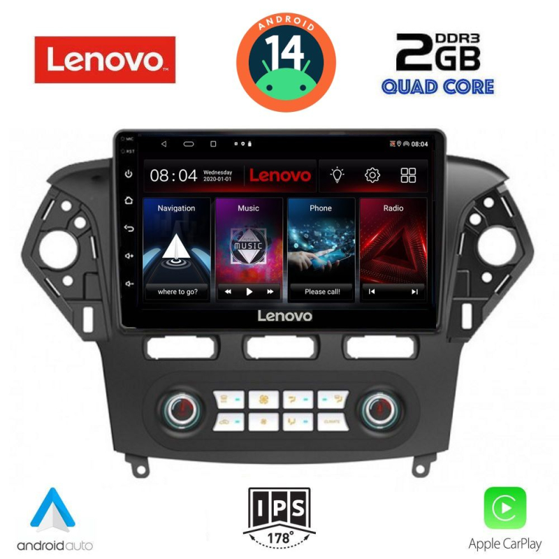 LENOVO LVD 2163_CPA CLIMA (10inc) MULTIMEDIA TABLET for FORD MONDEO mod. 2011-2013 LENOVO LVD 2163_CPA CLIMA (10inc) MULTIMEDIA TABLET for FORD MONDEO mod. 2011-2013