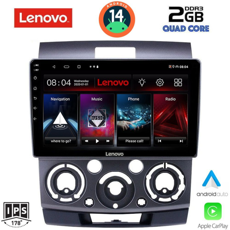 LENOVO LVD 2170_CPA (9inc) MULTIMEDIA TABLET for FORD RANGER | MAZDA BT50 mod. 2006-2011 LENOVO LVD 2170_CPA (9inc) MULTIMEDIA TABLET for FORD RANGER | MAZDA BT50 mod. 2006-2011