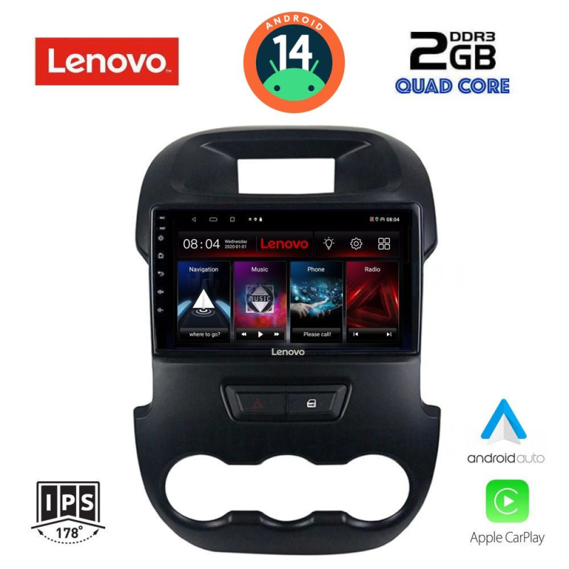 LENOVO LVD 2171_CPA (9inc) MULTIMEDIA TABLET for FORD RANGER mod. 2011-2015 LENOVO LVD 2171_CPA (9inc) MULTIMEDIA TABLET for FORD RANGER mod. 2011-2015
