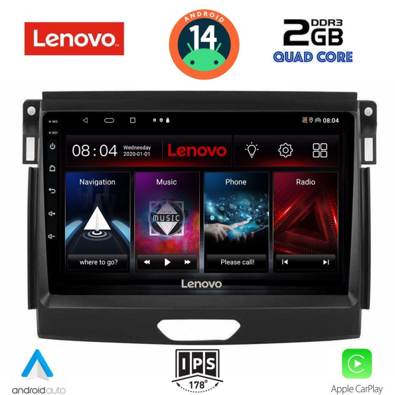 LENOVO LVD 2172_CPA (9inc) MULTIMEDIA TABLET for FORD RANGER mod. 2015-2018 LENOVO LVD 2172_CPA (9inc) MULTIMEDIA TABLET for FORD RANGER mod. 2015-2018