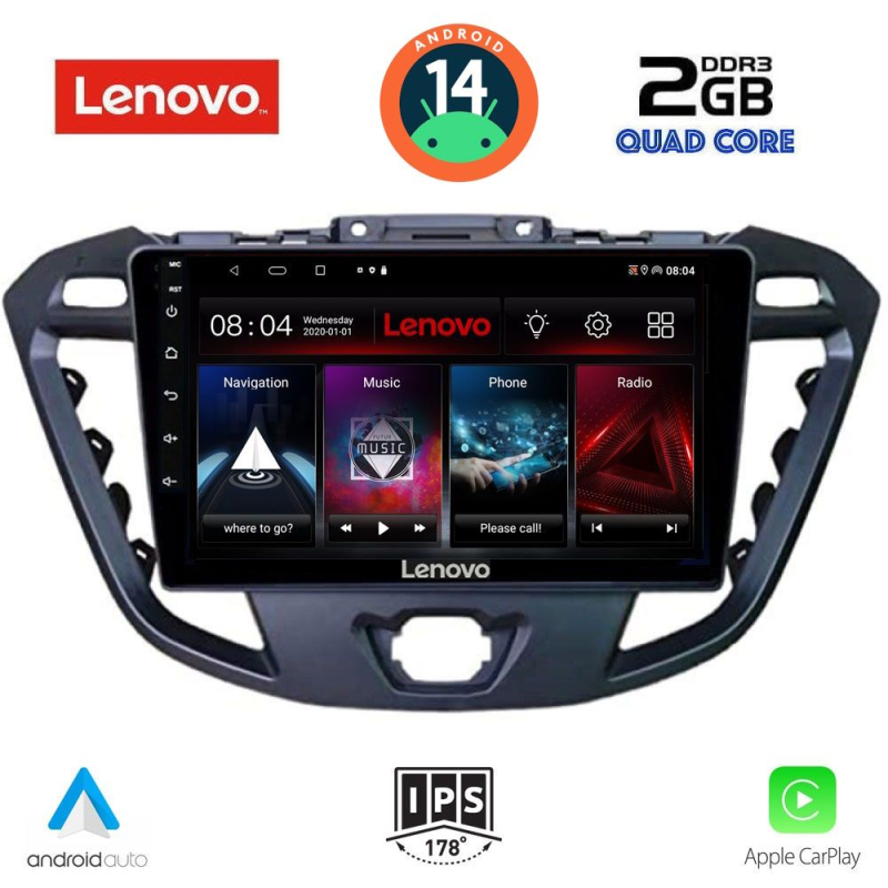 LENOVO LVD 2177_CPA (9inc) MULTIMEDIA TABLET for FORD TRANSIT CUSTOM | TOURNEO CUSTOM mod. 2013-2019 LENOVO LVD 2177_CPA (9inc) MULTIMEDIA TABLET for FORD TRANSIT CUSTOM | TOURNEO CUSTOM mod. 2013-2019
