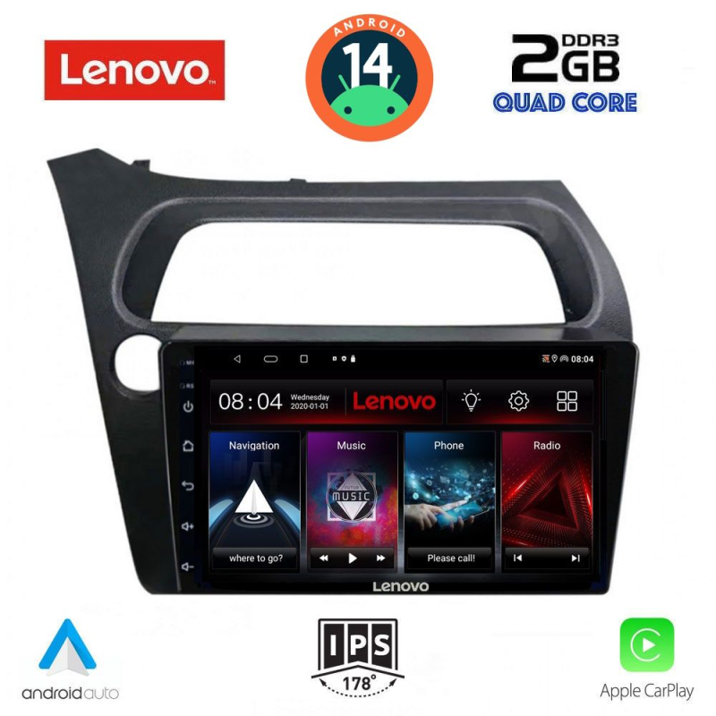 LENOVO LVD 2189_CPA (9inc) MULTIMEDIA TABLET for HONDA CIVIC 3D-5D mod. 2006-2012 LENOVO LVD 2189_CPA (9inc) MULTIMEDIA TABLET for HONDA CIVIC 3D-5D mod. 2006-2012