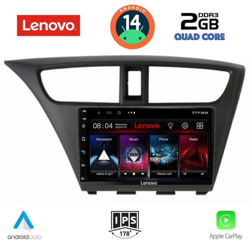 LENOVO LVD 2190_CPA (9inc) MULTIMEDIA TABLET for HONDA CIVIC mod. 2012-2016 LENOVO LVD 2190_CPA (9inc) MULTIMEDIA TABLET for HONDA CIVIC mod. 2012-2016