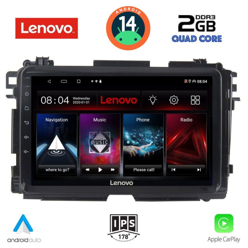 LENOVO LVD 2201_CPA (9inc) MULTIMEDIA TABLET for HONDA HRV mod. 2015-2021 LENOVO LVD 2201_CPA (9inc) MULTIMEDIA TABLET for HONDA HRV mod. 2015-2021