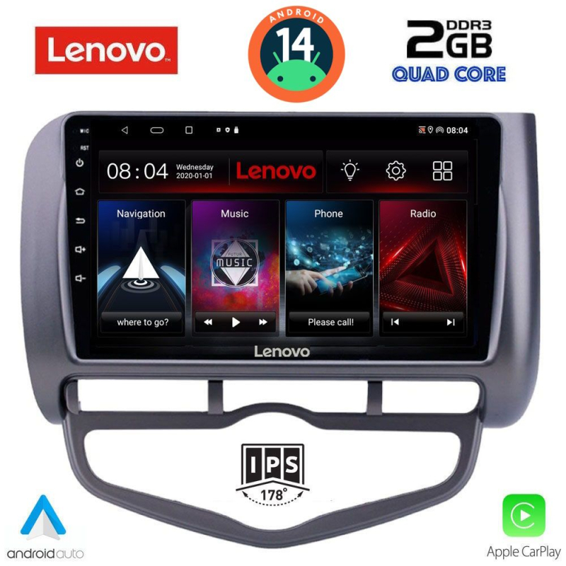 LENOVO LVD 2210_CPA CLIMA (9inc) MULTIMEDIA TABLET for HONDA JAZZ mod. 2002-2008 LENOVO LVD 2210_CPA CLIMA (9inc) MULTIMEDIA TABLET for HONDA JAZZ mod. 2002-2008