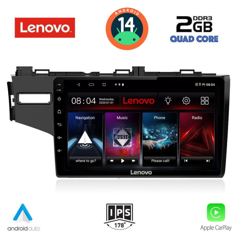 LENOVO LVD 2212_CPA (10inc) MULTIMEDIA TABLET for HONDA JAZZ mod. 2013-2019 LENOVO LVD 2212_CPA (10inc) MULTIMEDIA TABLET for HONDA JAZZ mod. 2013-2019