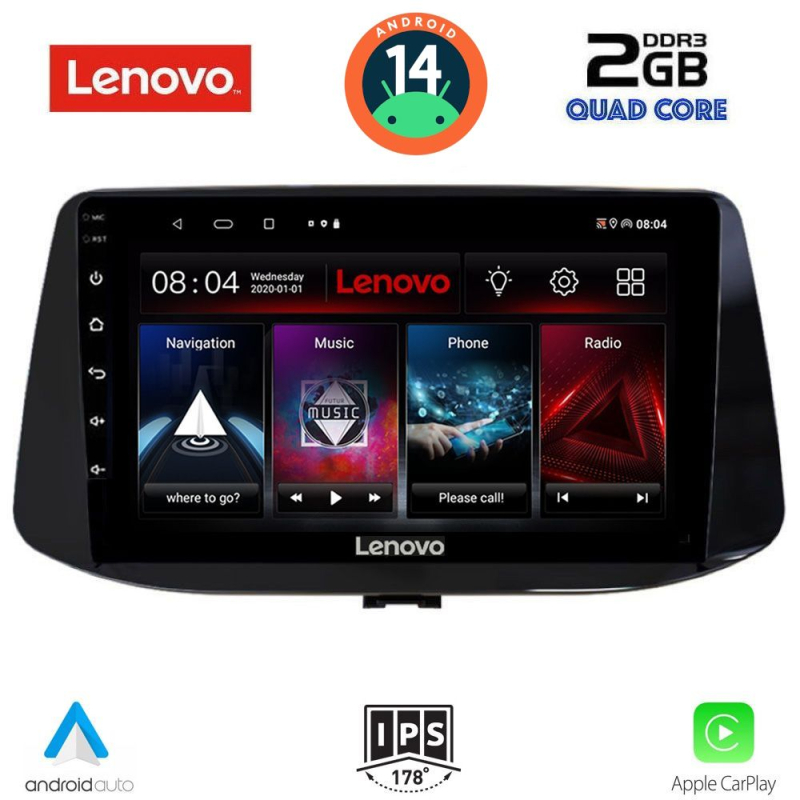 LENOVO LVD 2233_CPA (9inc) MULTIMEDIA TABLET for HYUNDAI i30 mod. 2018> LENOVO LVD 2233_CPA (9inc) MULTIMEDIA TABLET for HYUNDAI i30 mod. 2018>