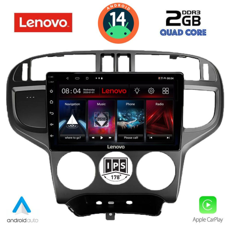 LENOVO LVD 2240_CPA (9inc) MULTIMEDIA TABLET for HYUNDAI MATRIX mod. 2001-2010 LENOVO LVD 2240_CPA (9inc) MULTIMEDIA TABLET for HYUNDAI MATRIX mod. 2001-2010