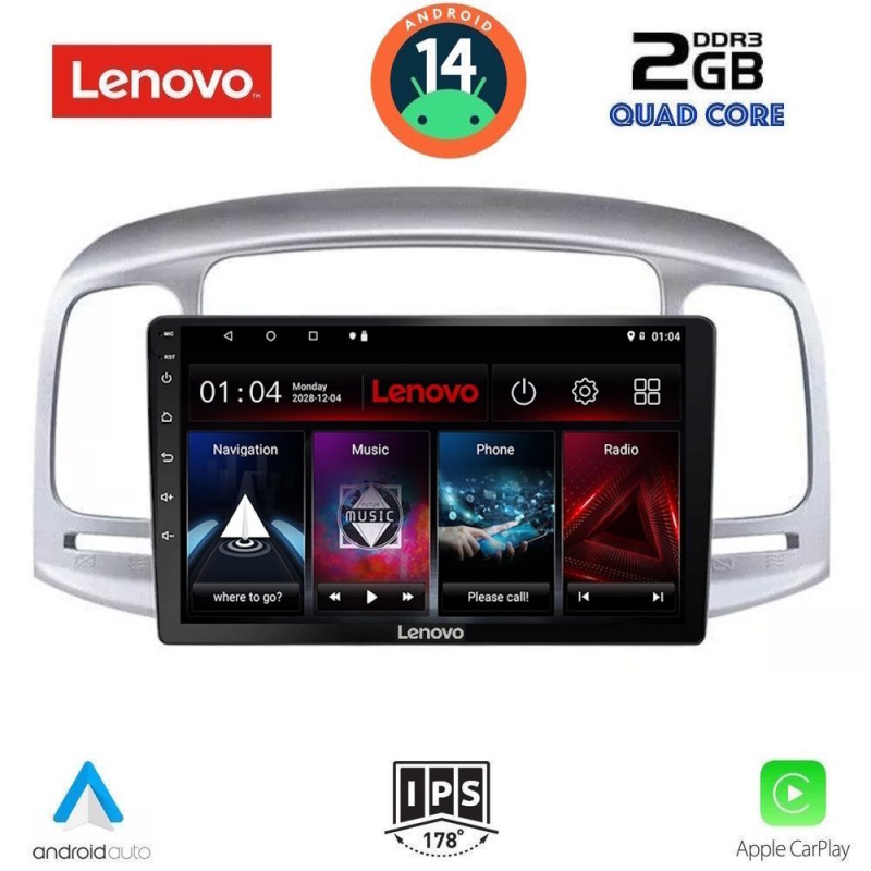 LENOVO LVD 2249_CPA (9inc) MULTIMEDIA TABLET for HYUNDAI ACCENT mod. 2005-2012 LENOVO LVD 2249_CPA (9inc) MULTIMEDIA TABLET for HYUNDAI ACCENT mod. 2005-2012