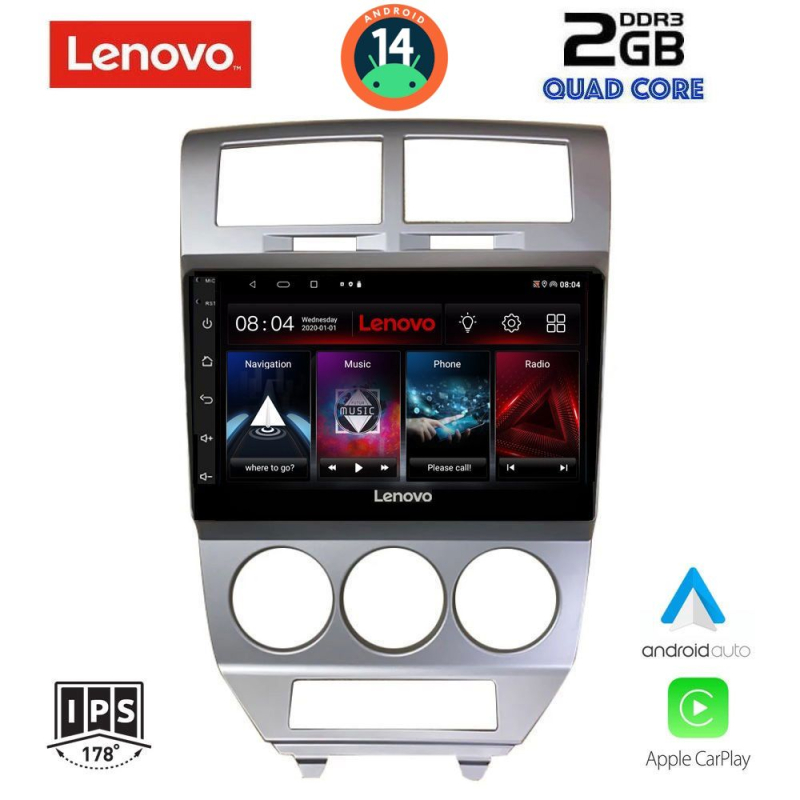 LENOVO LVD 2275_CPA (10inc) MULTIMEDIA TABLET for DODGE CALIBER mod. 2006-2012 LENOVO LVD 2275_CPA (10inc) MULTIMEDIA TABLET for DODGE CALIBER mod. 2006-2012
