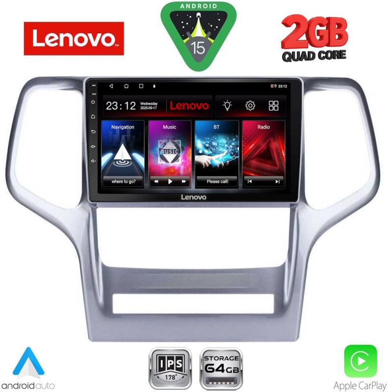 LENOVO LVD 2282_CPA (9inc) MULTIMEDIA TABLET for JEEP GRAND CHEROKEE mod. 2011-2014