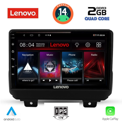 LENOVO LVD 2298_CPA (9inc) MULTIMEDIA TABLET for JEEP WRANGLER mod. 2018>