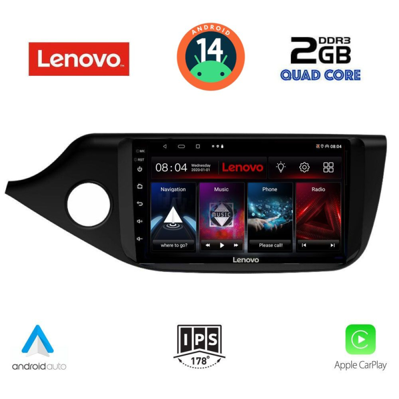 LENOVO LVD 2302_CPA (9inc) MULTIMEDIA TABLET for KIA CEED mod. 2012-2018 LENOVO LVD 2302_CPA (9inc) MULTIMEDIA TABLET for KIA CEED mod. 2012-2018
