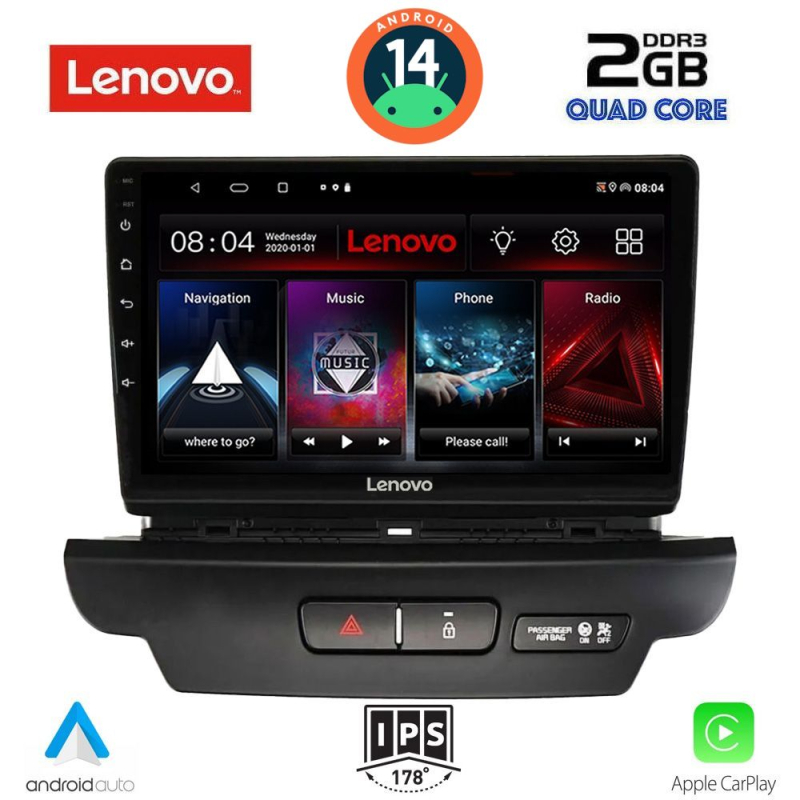 LENOVO LVD 2304_CPA (9inc) MULTIMEDIA TABLET for KIA CEED - XCEED mod. 2018-2022 LENOVO LVD 2304_CPA (9inc) MULTIMEDIA TABLET for KIA CEED - XCEED mod. 2018-2022