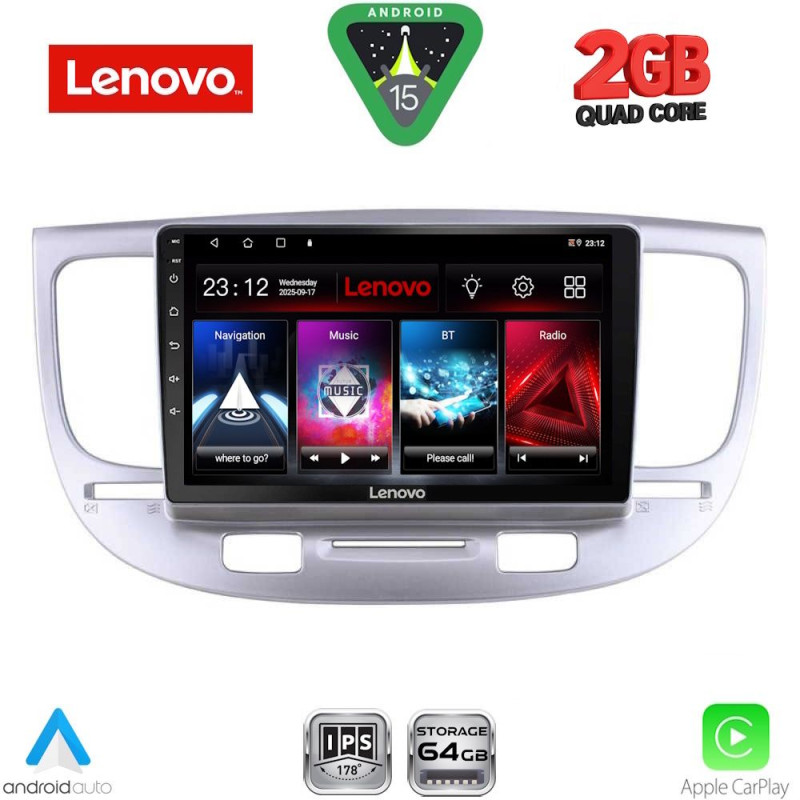 LENOVO LVD 2313_CPA (9inc) MULTIMEDIA TABLET for KIA RIO mod. 2005-2011