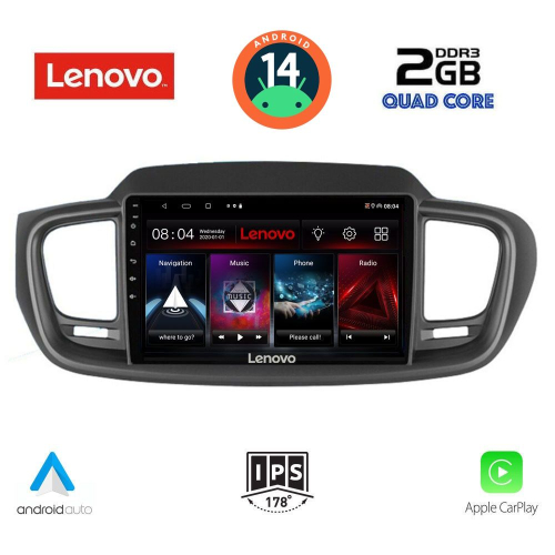 LENOVO LVD 2319_CPA (10inc) MULTIMEDIA TABLET for KIA SORENTO mod. 2014-2020